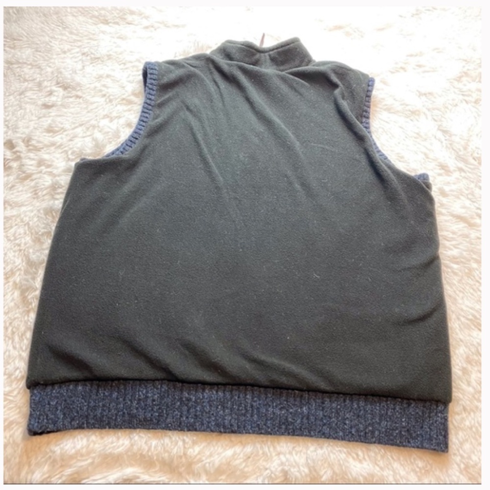 Pendleton Blue Front Zip Reversible Vest, Size La… - image 3